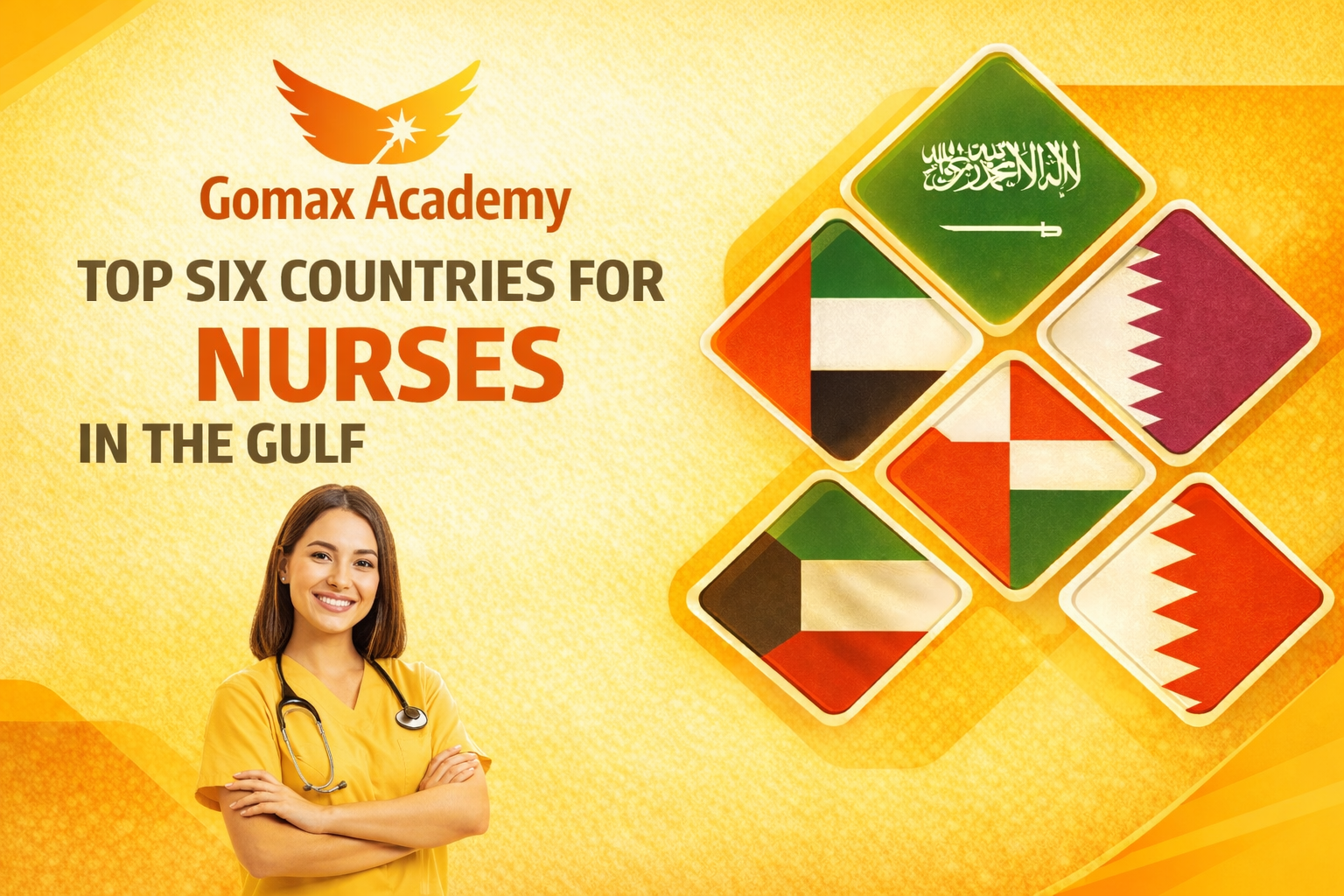 Top six countries for Nurses in the Gulf